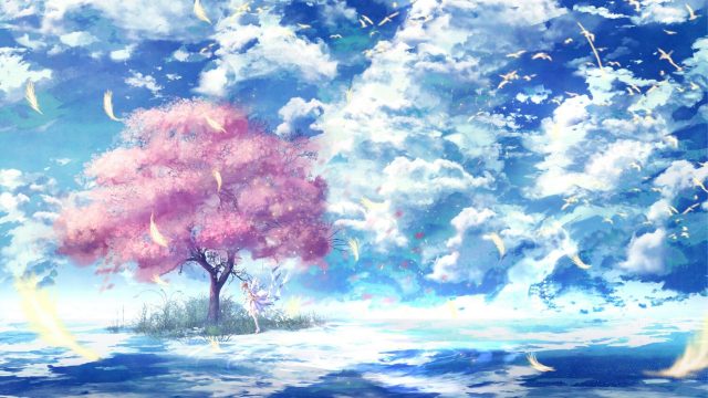 24 Anime Cherry Blossom Wallpapers - Wallpaperboat