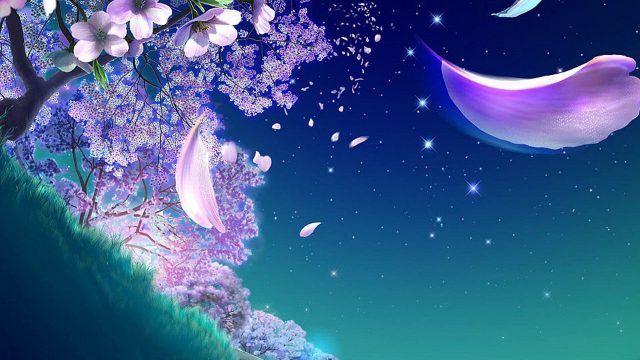 24 Anime Cherry Blossom Wallpapers - Wallpaperboat