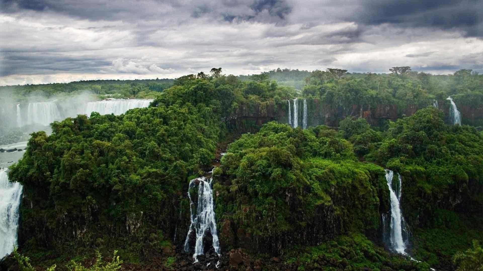 Iguazu Waterfalls In South America