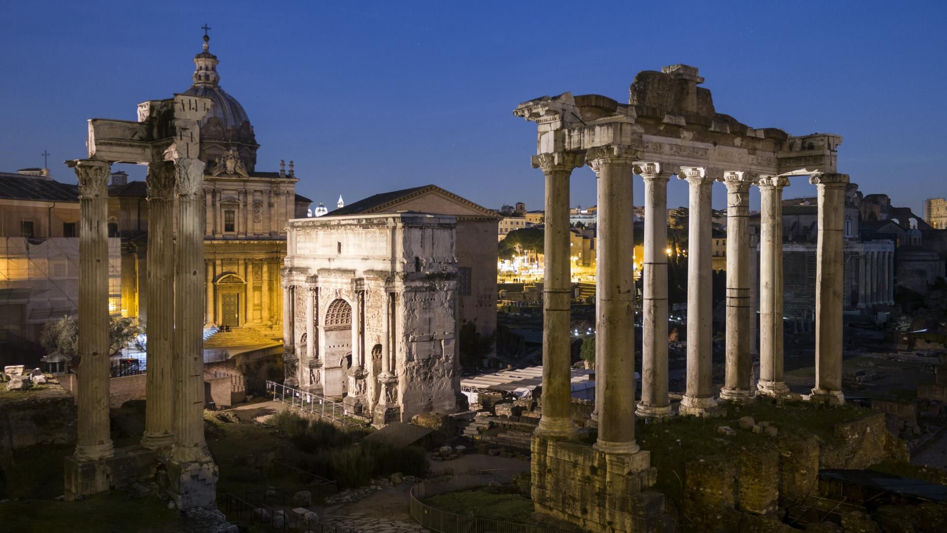 Roman Forum In Rome Photo