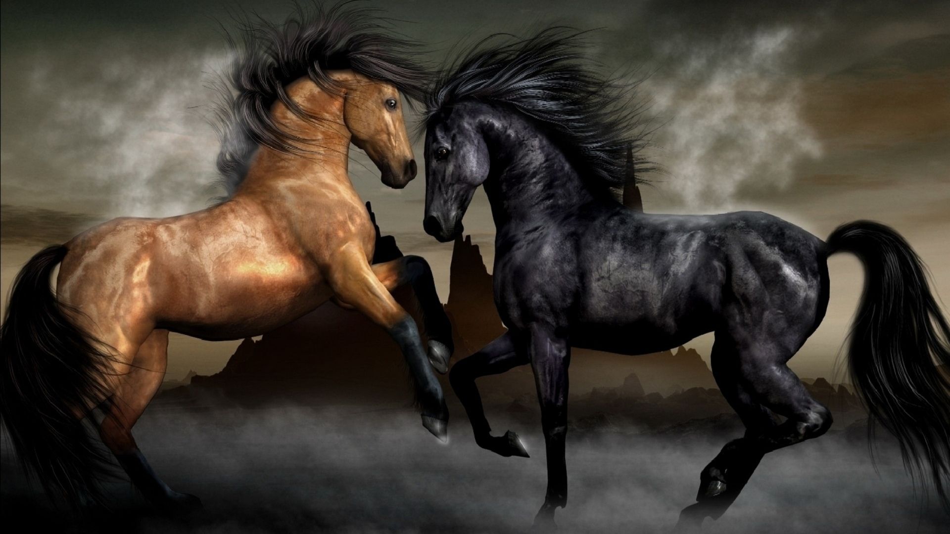 Wallpaper Desktop Horses
