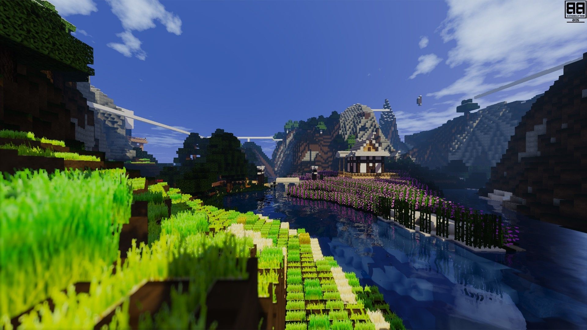 Photo Minecraft Landscape