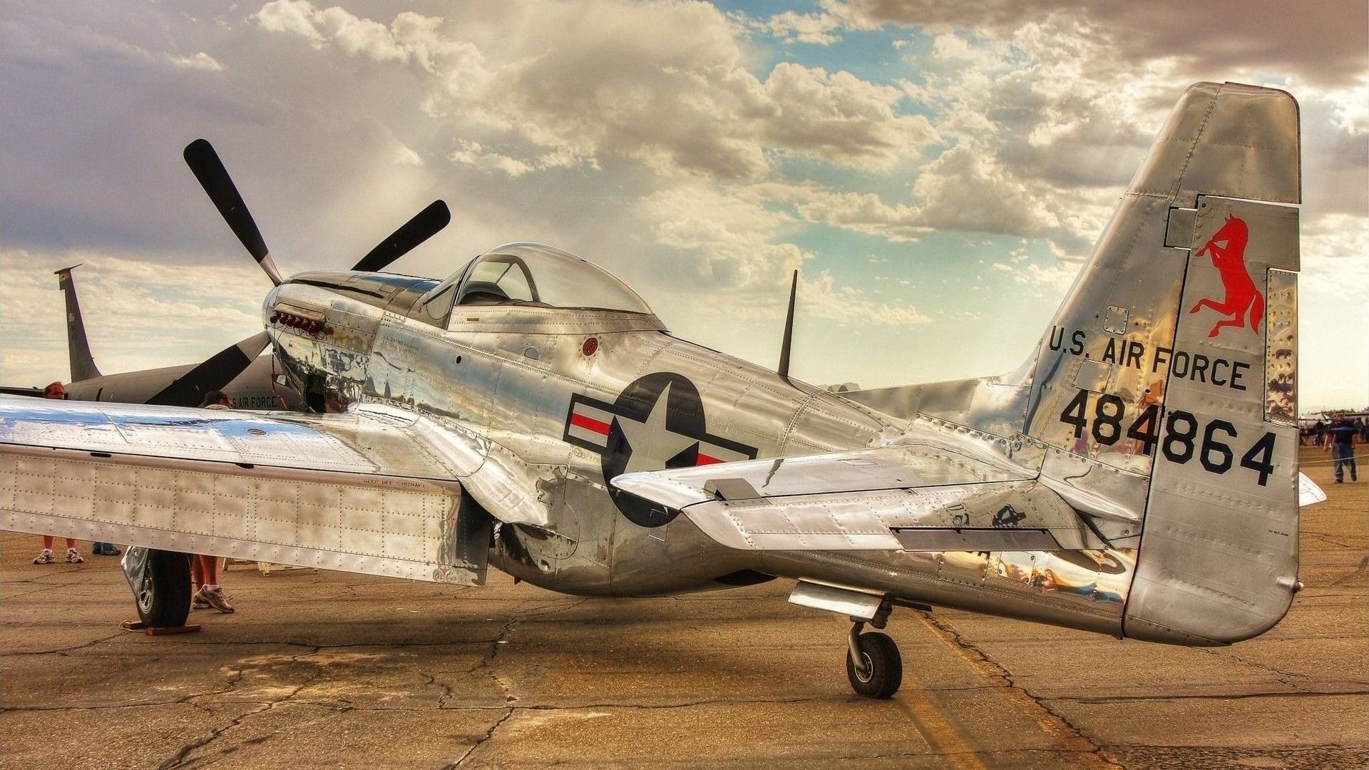 The Aircraft Is A P51 Mustang 