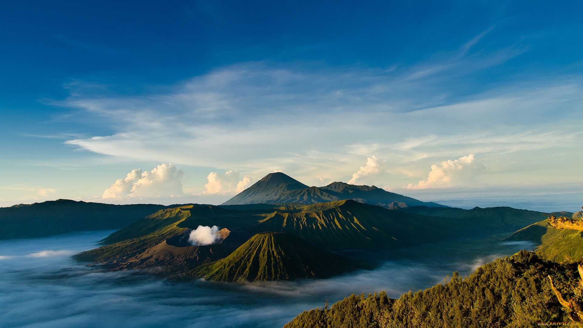 The Island Of Java Indonesia