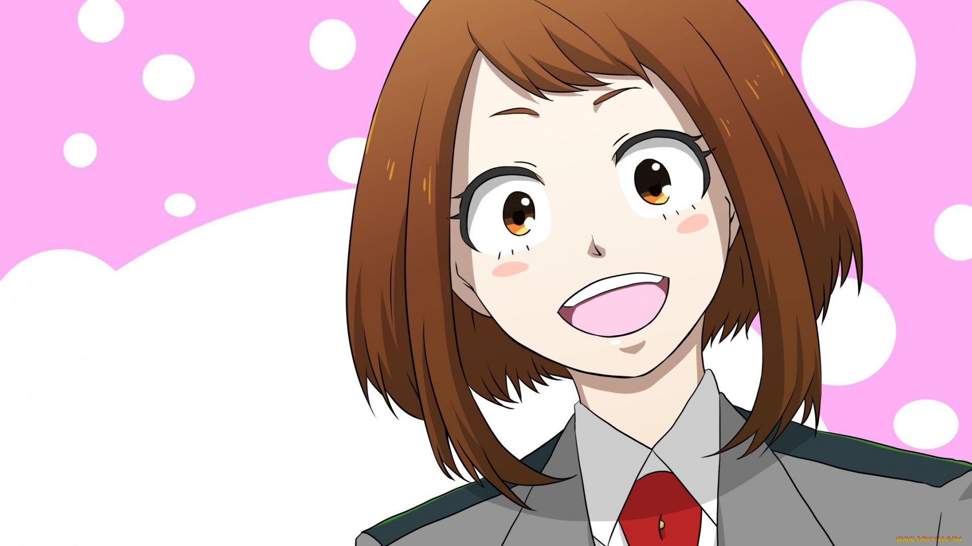 Uraraka Ochako Anime Smile
