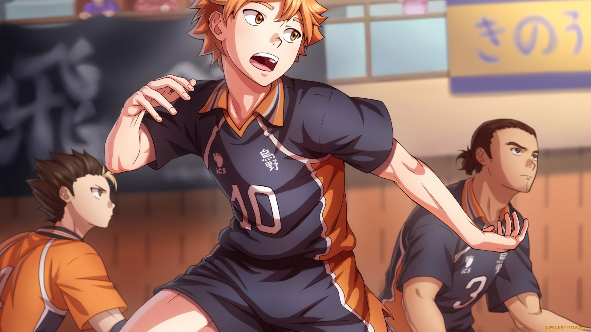 Volleyball Anime Art Haikyuu!!