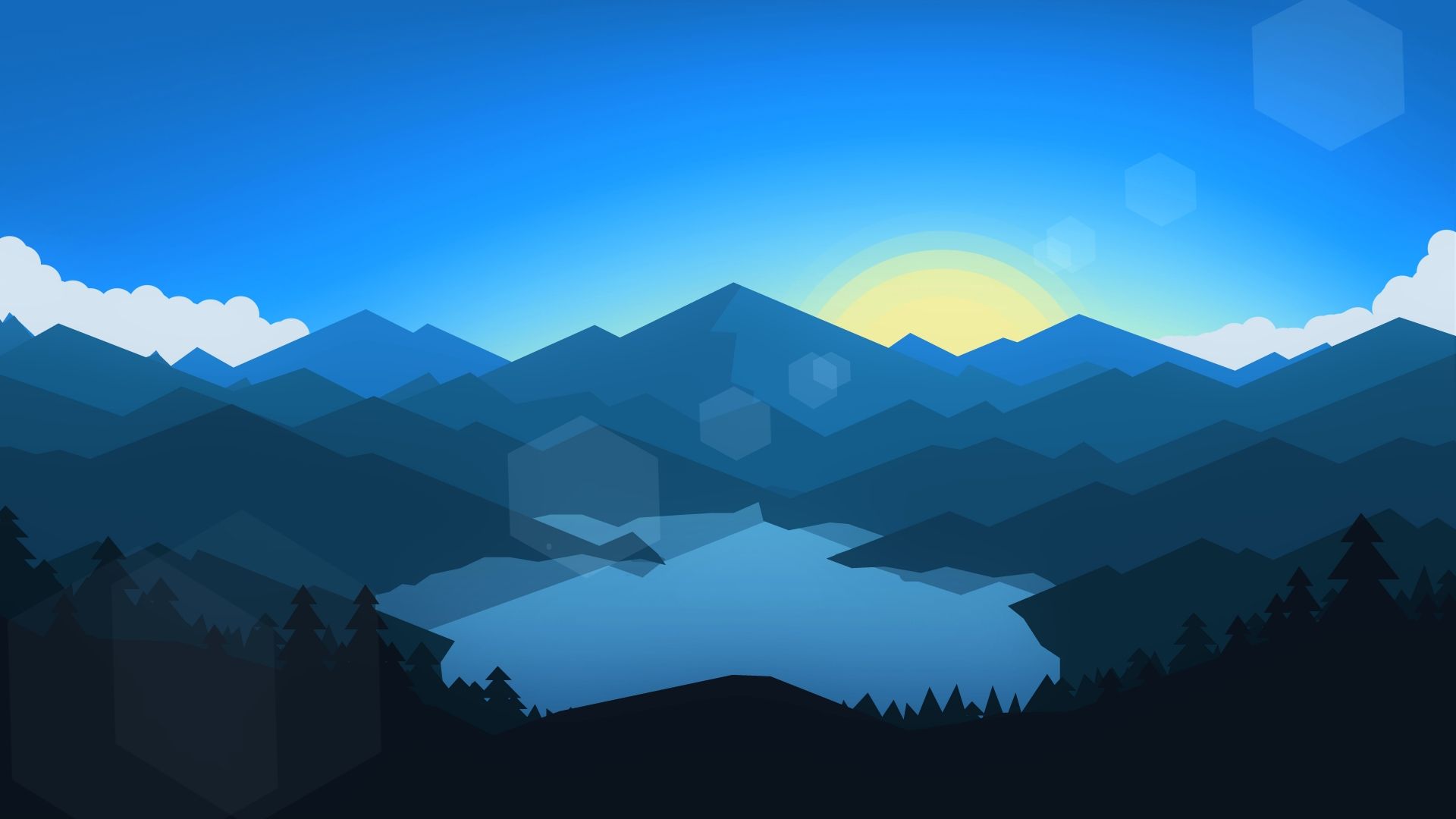 Download 24 Free Mountain Vector Wallpapers - WallpaperBoat