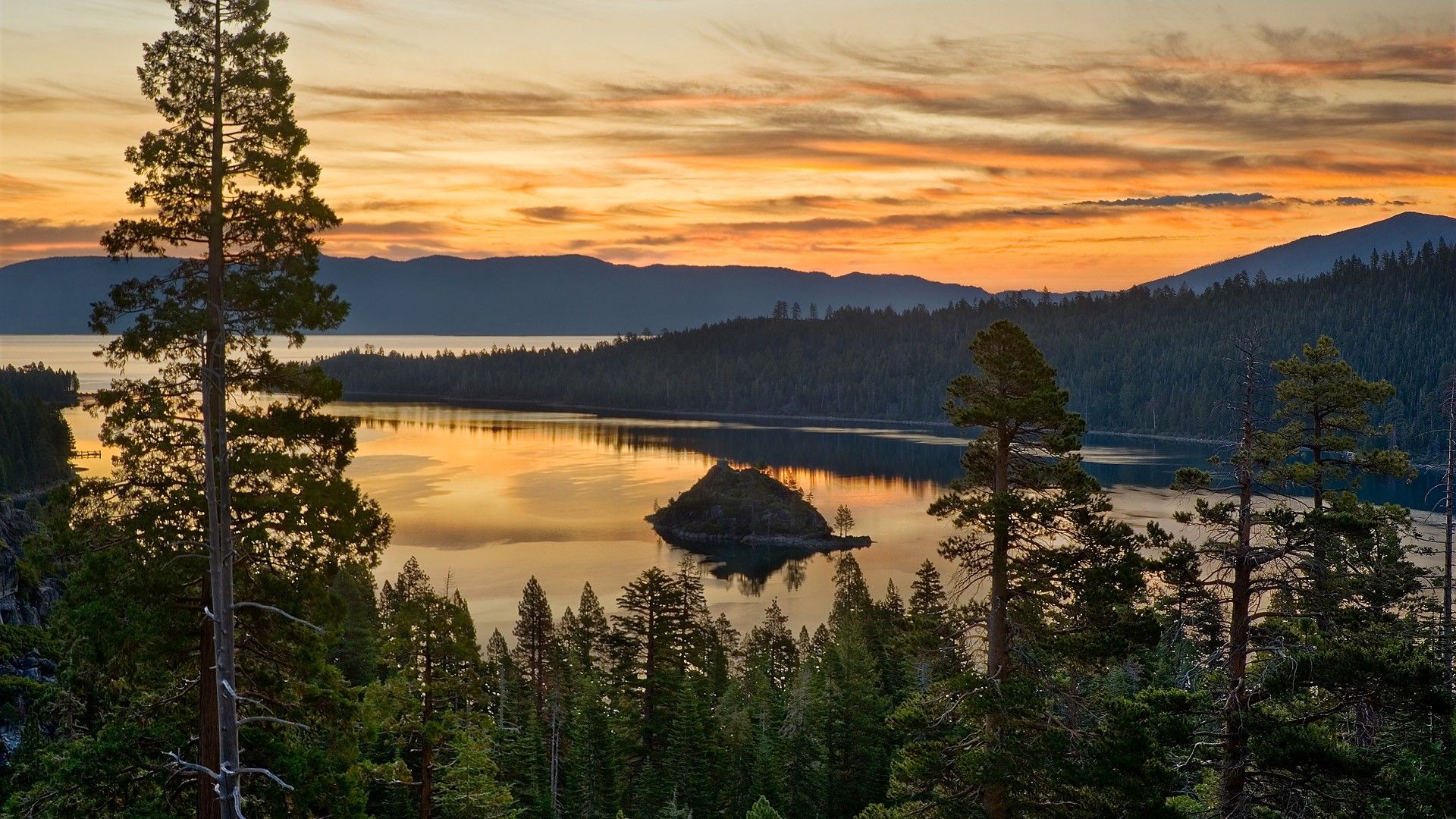 Lake Tahoe background