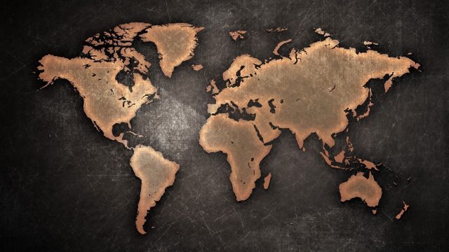 World Map desktop background free