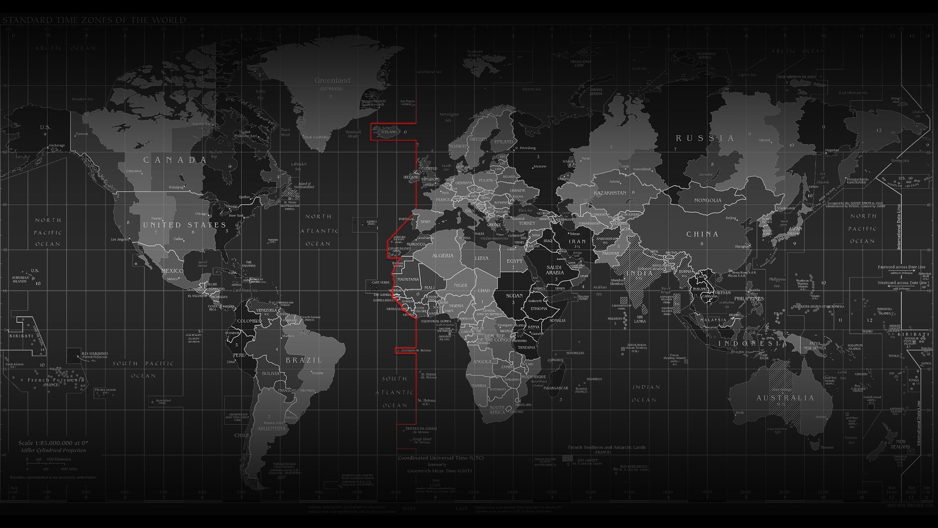 World Map laptop wallpaper