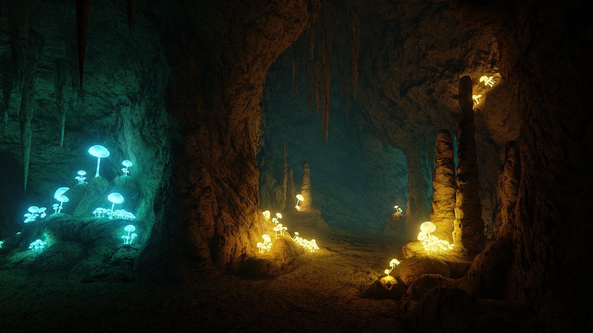 Cave wallpaper background
