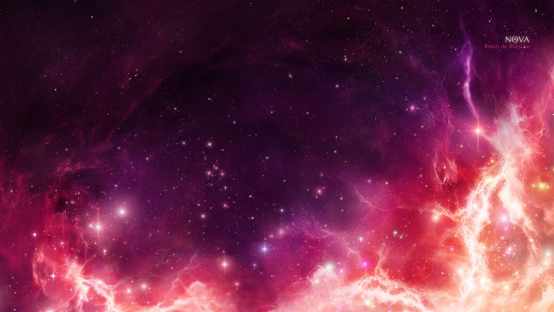 Galaxy Glitter Background Wallpaper