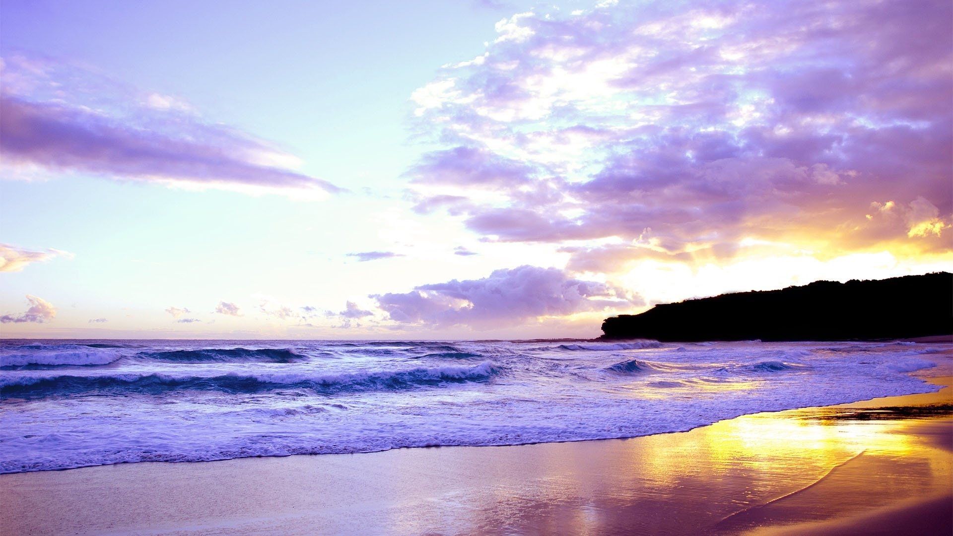 Ocean Sunset full hd 1080p wallpaper
