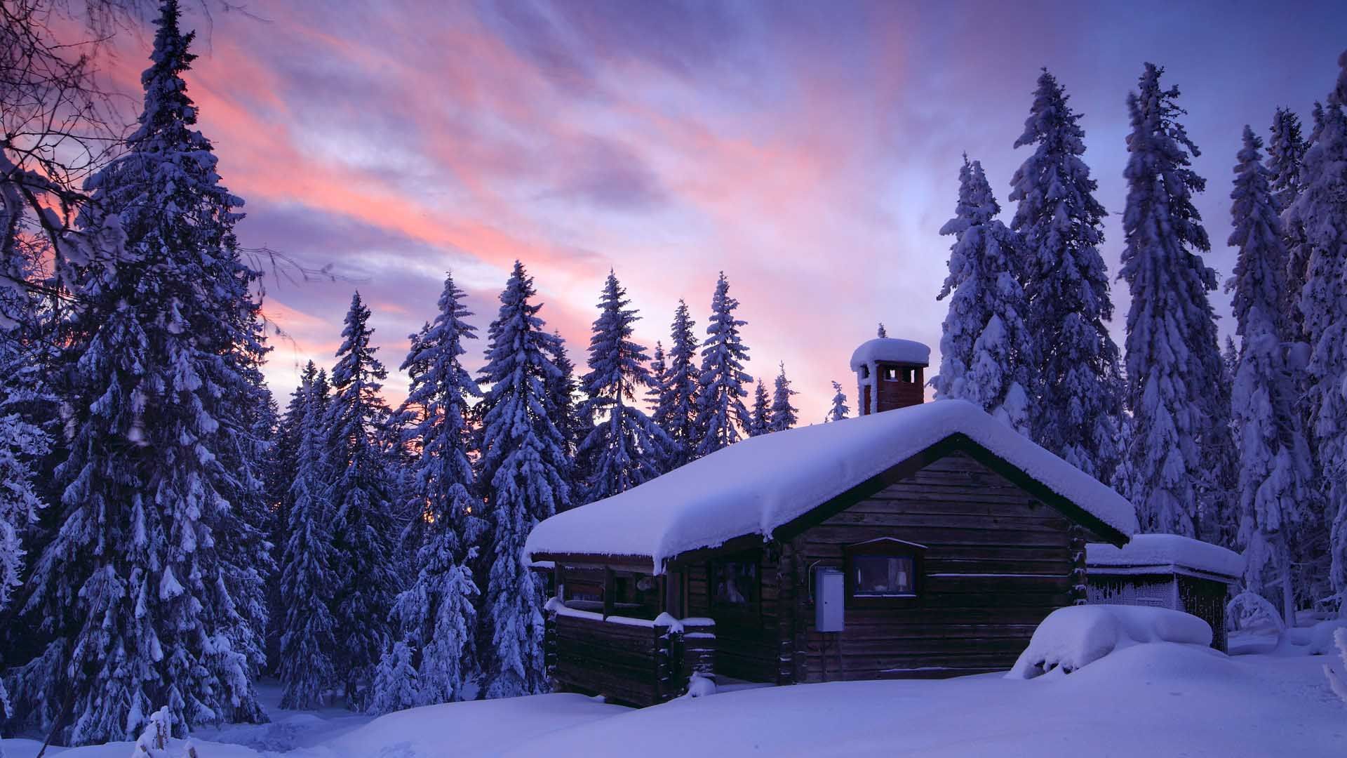 Winter Scene download free wallpapers for pc in hd