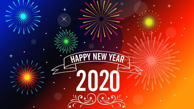 Happy New Year 2020 Free Wallpaper