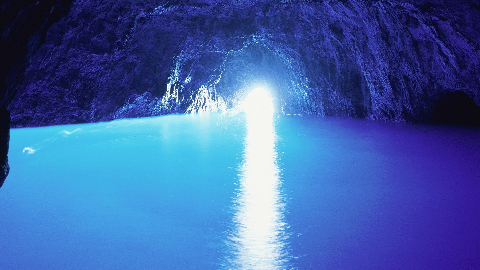 Cave Blue Free Download Wallpaper