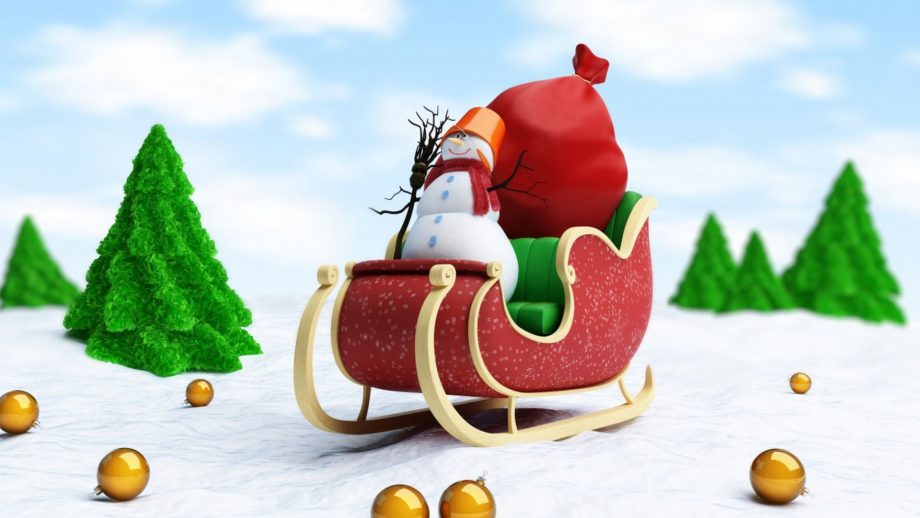 33 Christmas Sleigh Wallpapers - Wallpaperboat