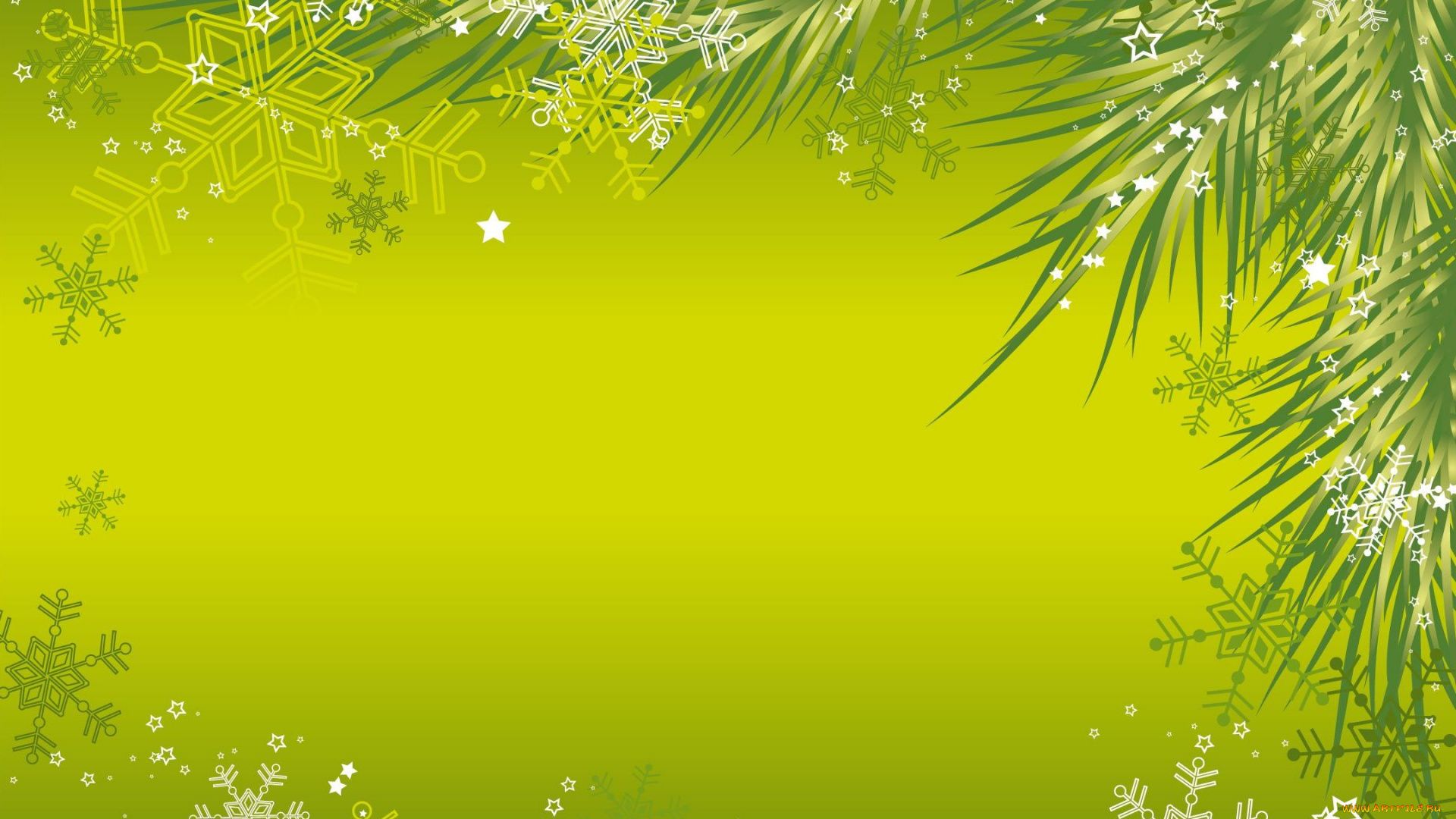 Green Christmas desktop wallpaper download