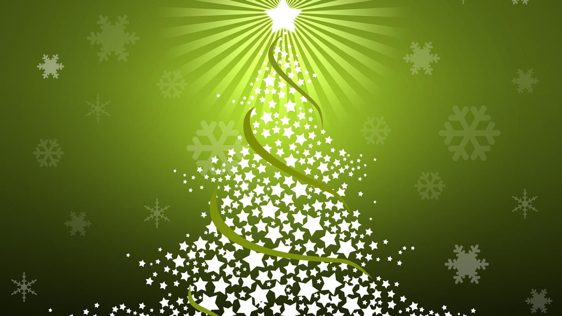 Green Christmas Desktop Wallpaper