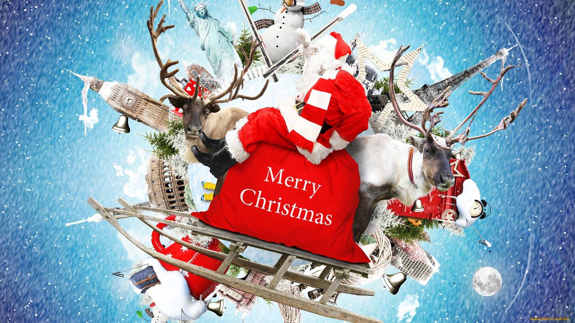 Santa Claus Free Download Wallpaper