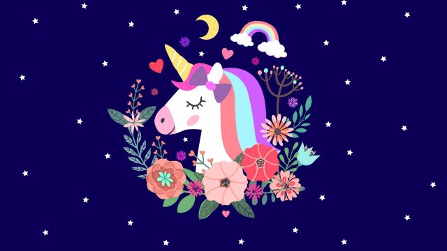 Unicorn Free Desktop Wallpaper