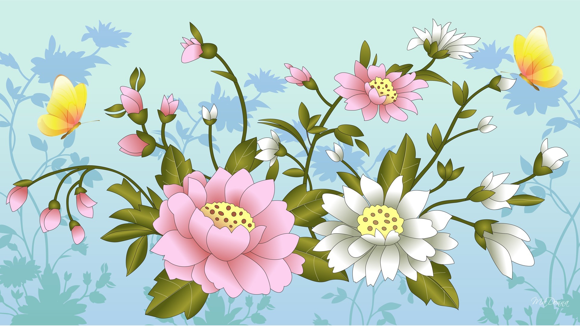 Women's Day Vector Flowers high quality image