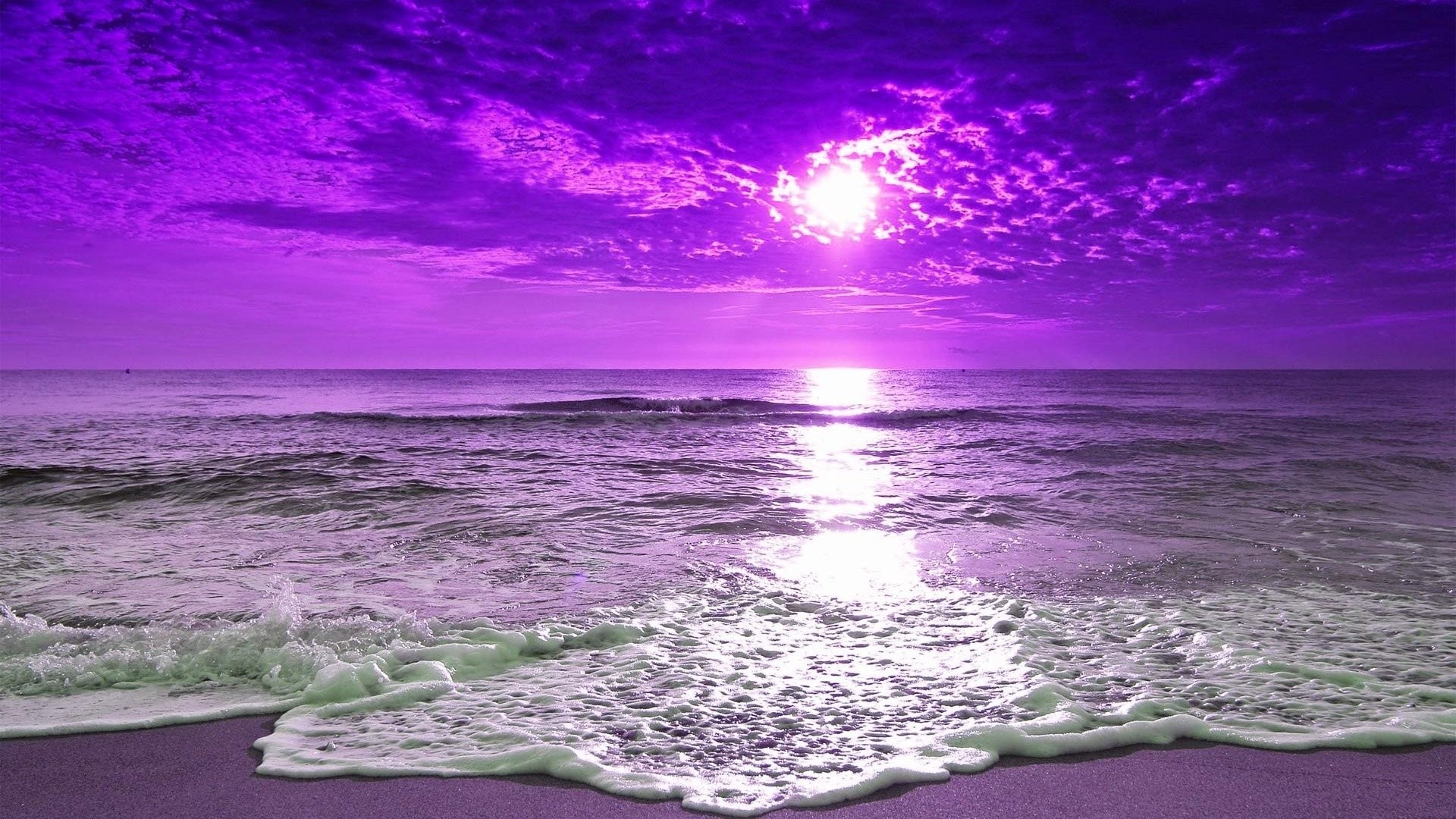 Purple Sunset download wallpaper image