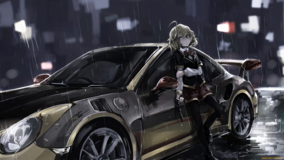 25 Anime Girl with Car Wallpapers - Wallpaperboat