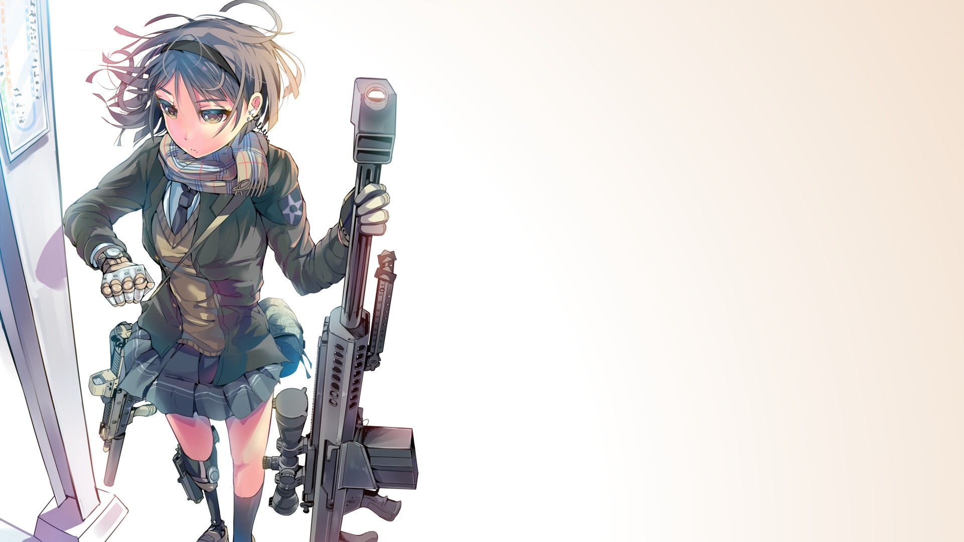 Anime Girls With Guns Wallpaper Desktop