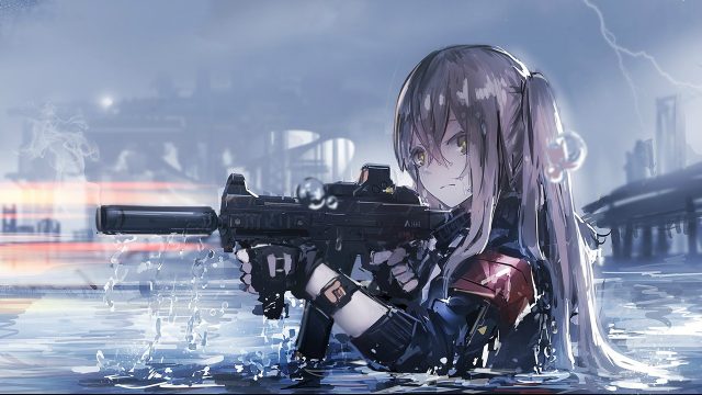 Anime Girls With Guns Wallpaper Free