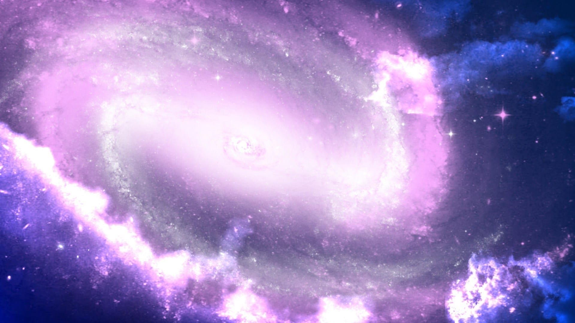 Pink Space Background Full HD
