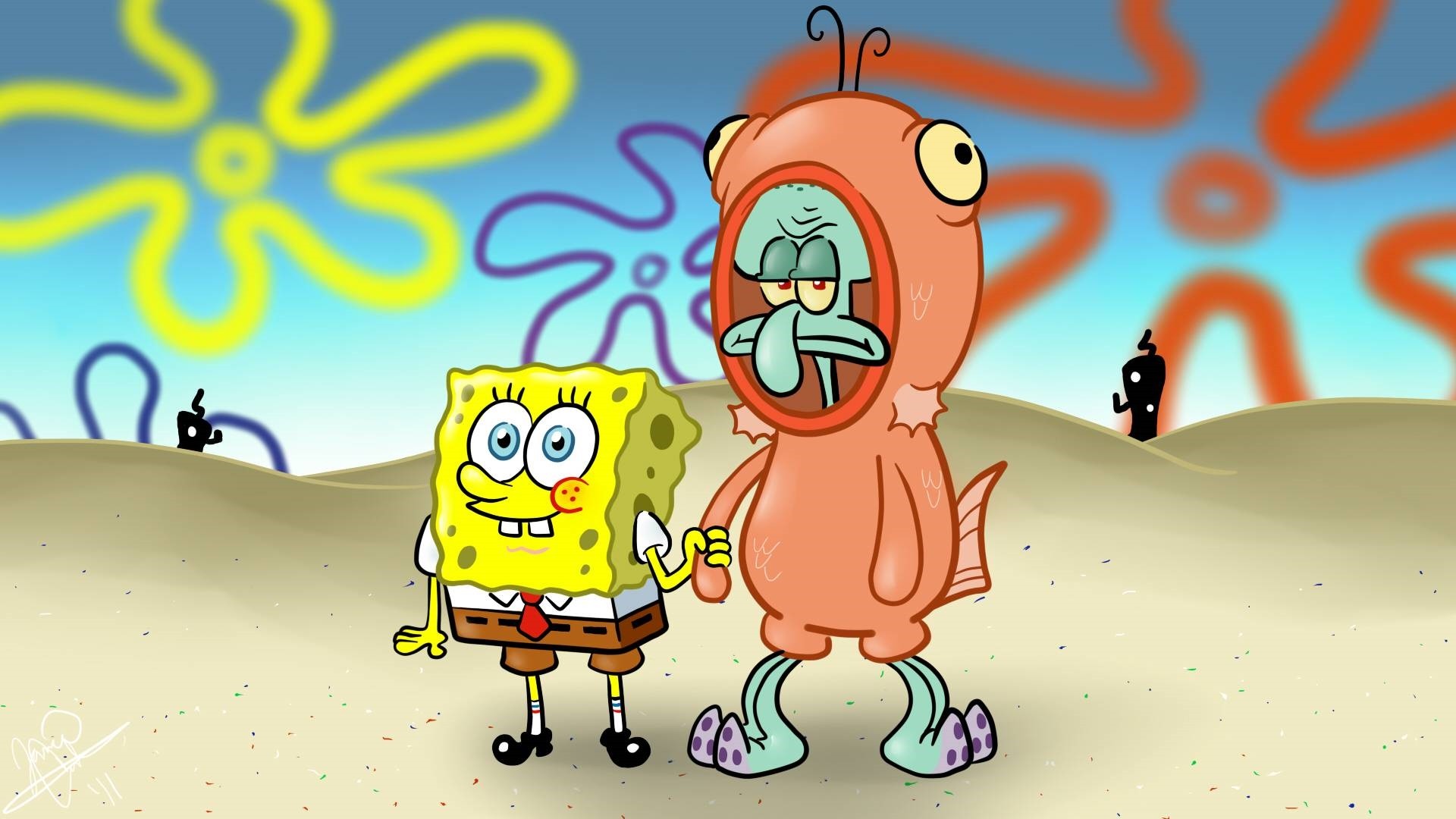 Spongebob And Patrick Wallpaper HD