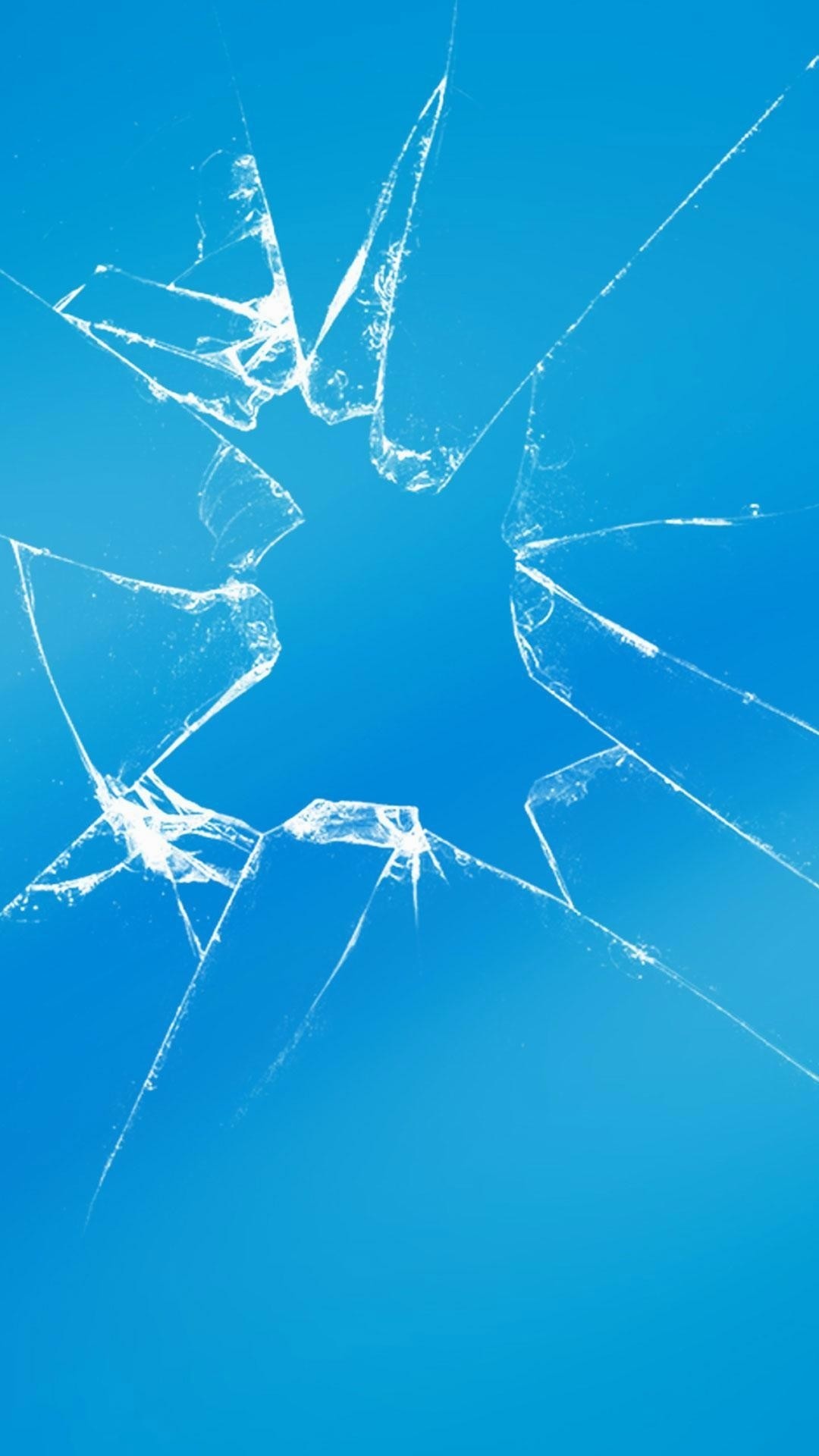 Cracked Screen wallpaper for iPhone