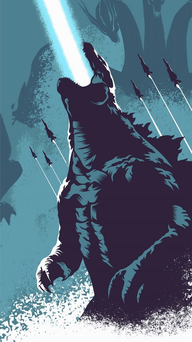 Godzilla iPhone wallpaper