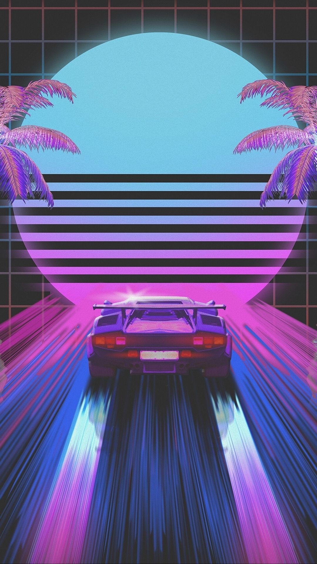 Neon phone background