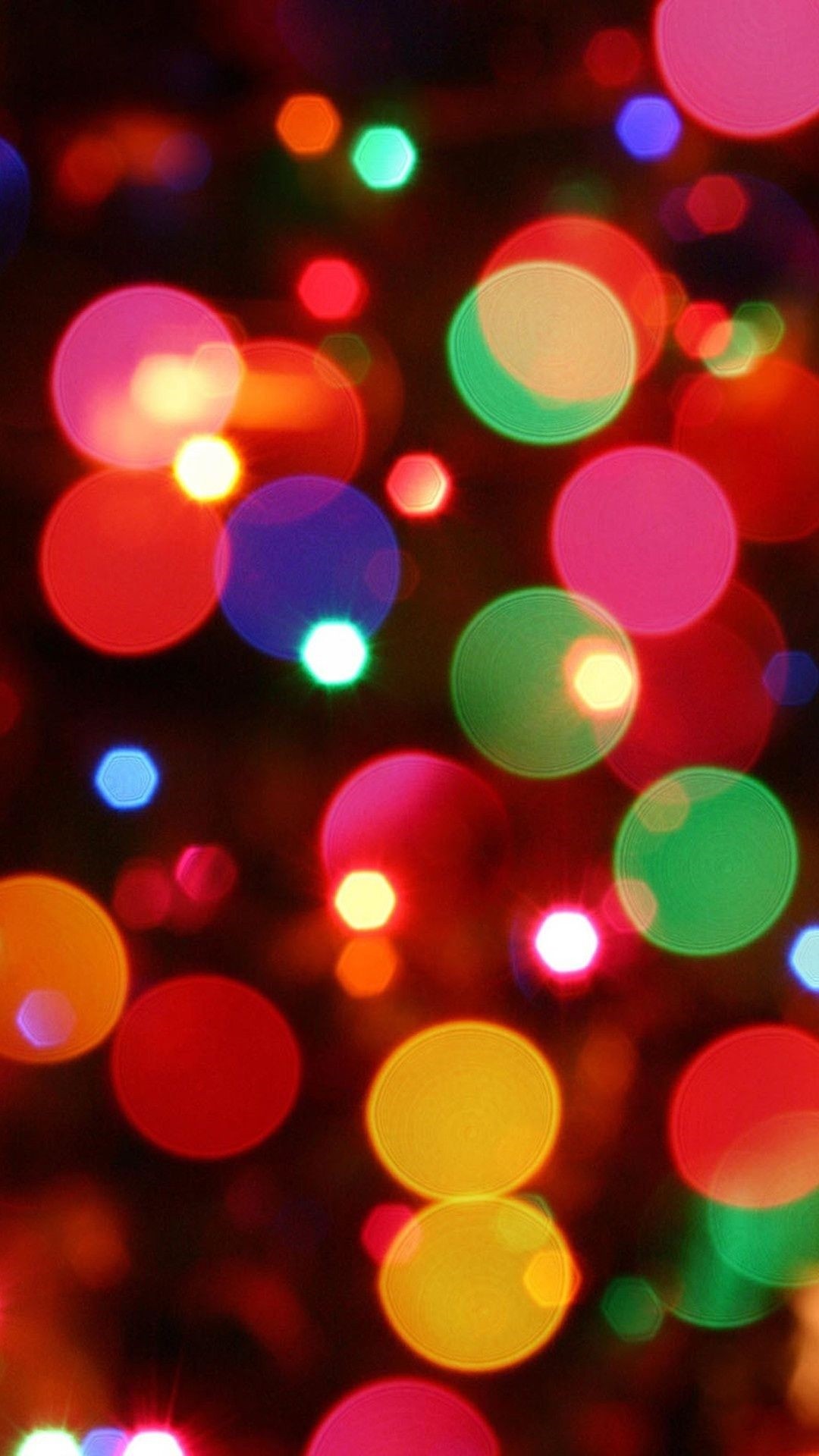 Christmas Lights iPhone wallpaper
