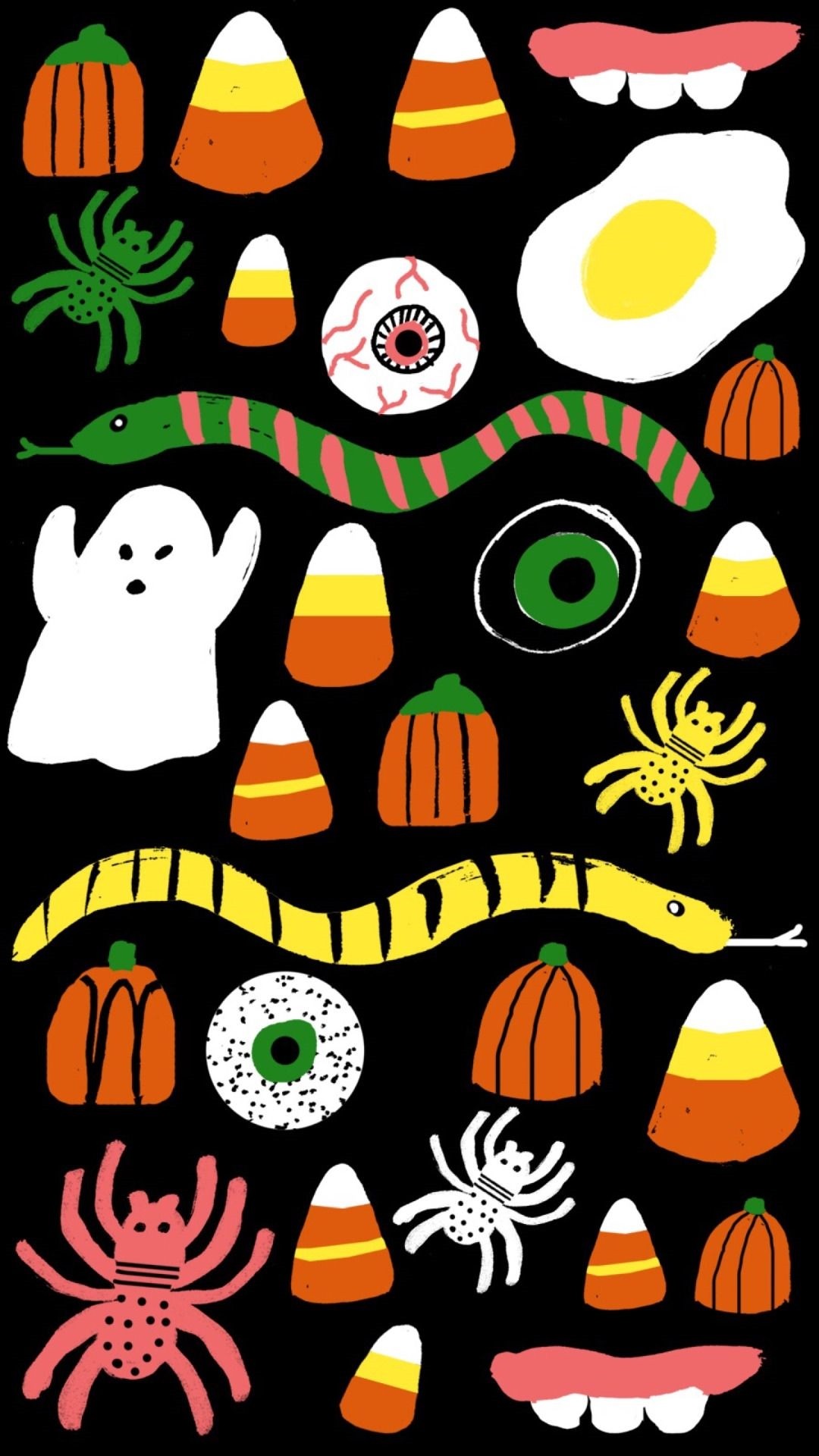 Cute Halloween phone wallpaper