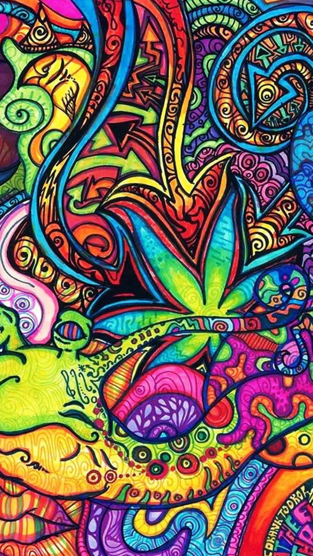 Hippie iPhone 7 wallpaper