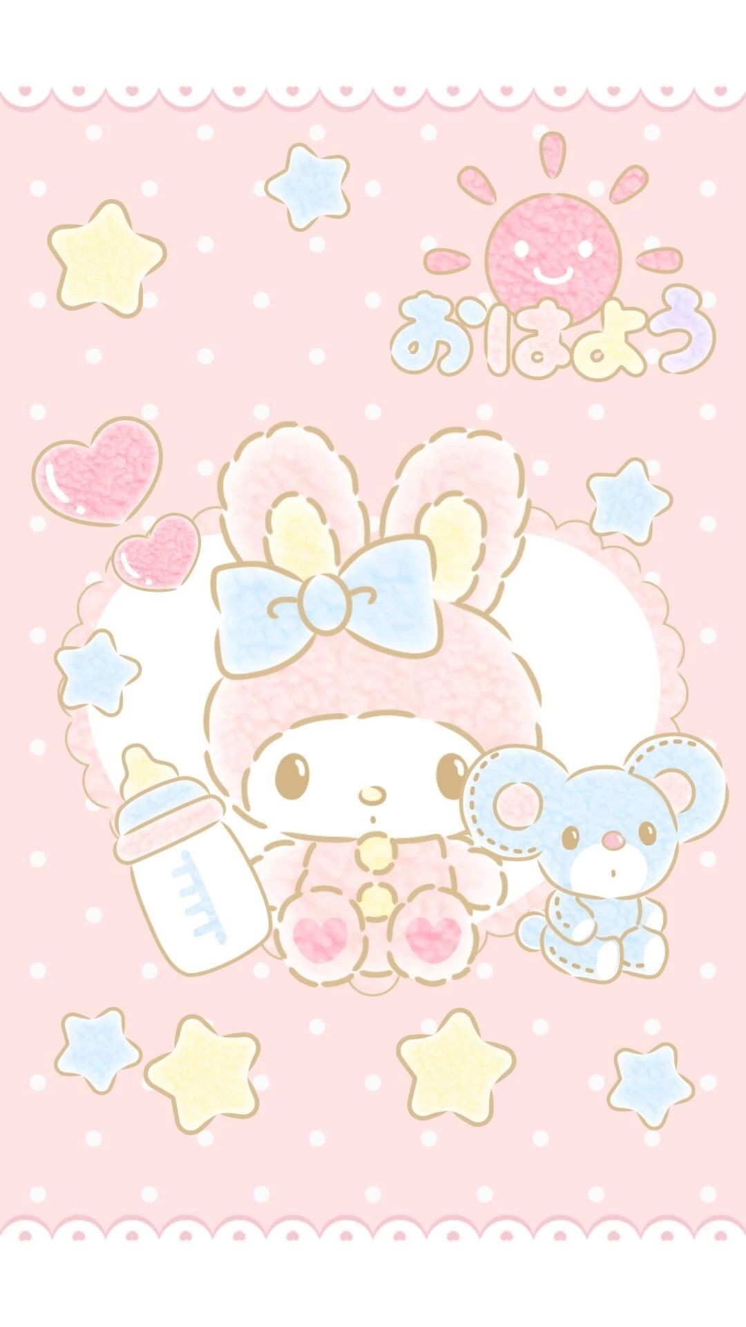 My Melody iPhone wallpaper