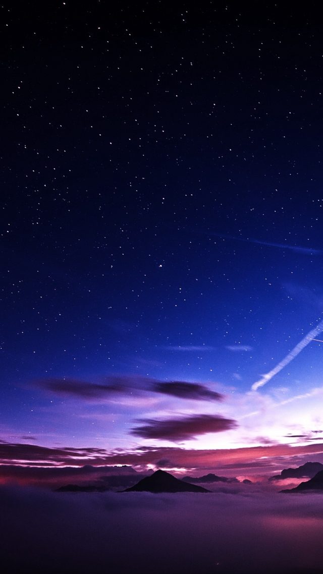 23 Night Sky Iphone Wallpapers Wallpaperboat 