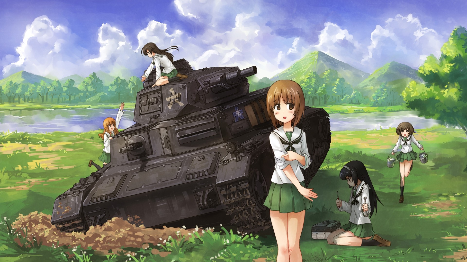 Girls Und Panzer HD Wallpaper