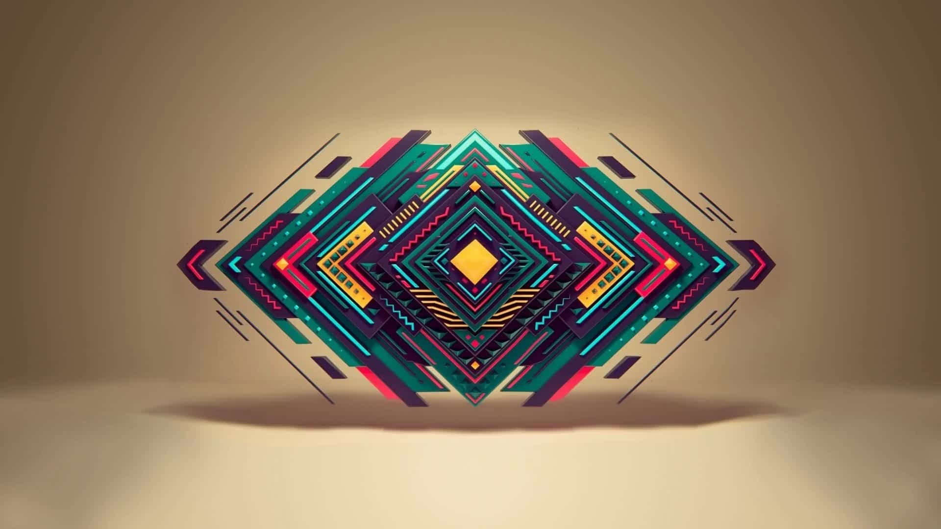 Geometric computer wallpaper