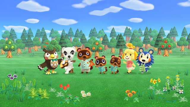 Animal Crossing computer wallpaper