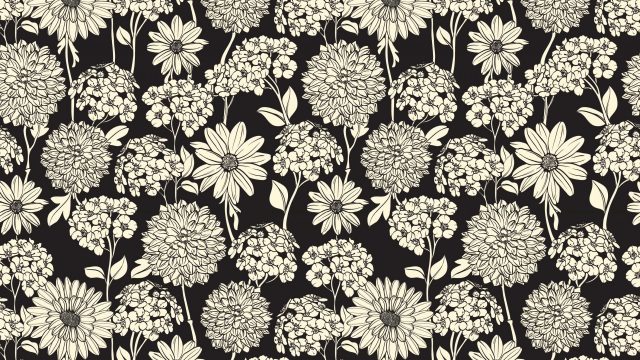 25 Black and White Floral Wallpapers - Wallpaperboat