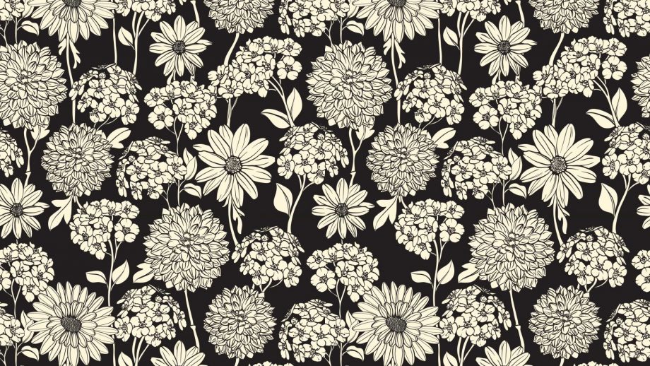 25 Black and White Floral Wallpapers - Wallpaperboat