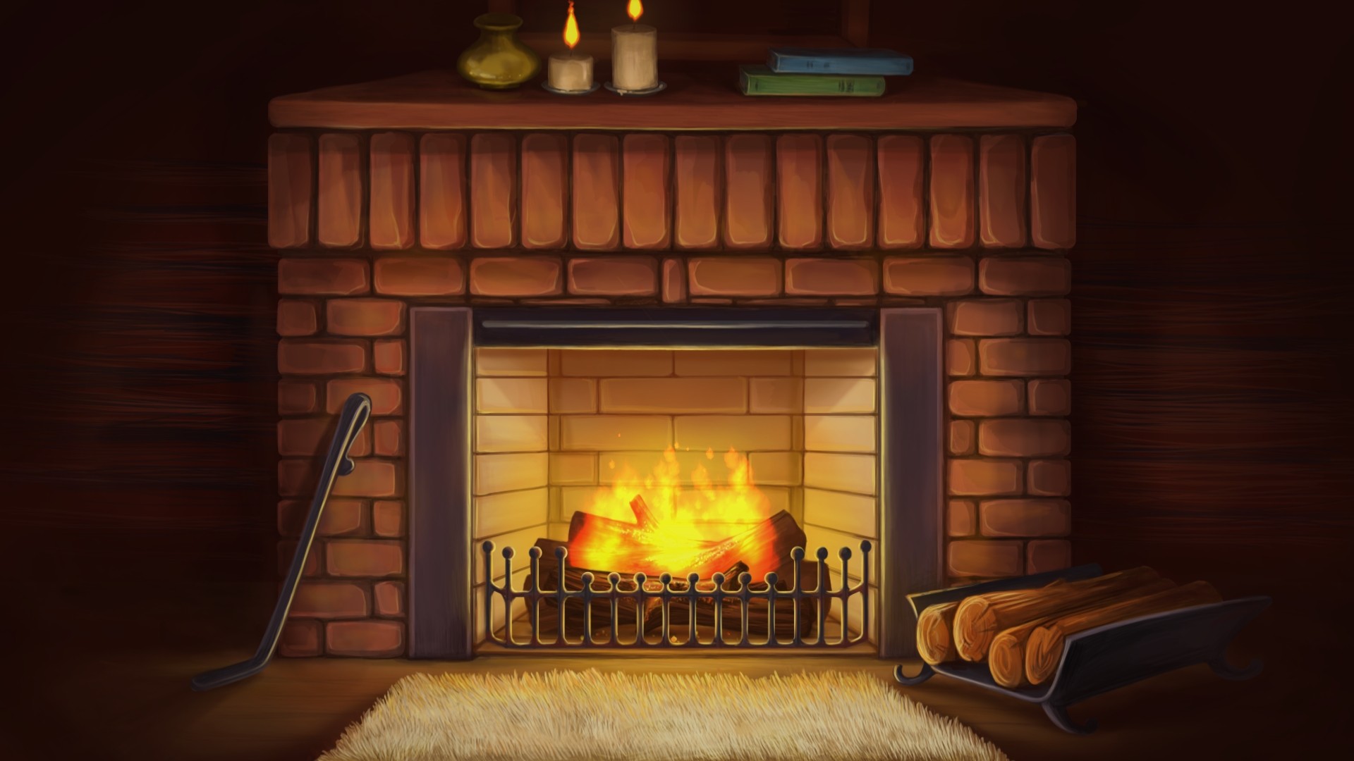 Fireplace Background