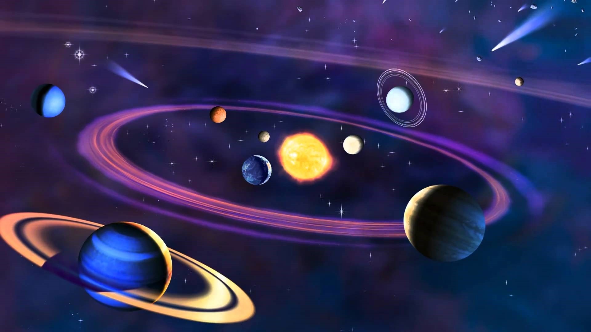 Solar System Wallpaper theme