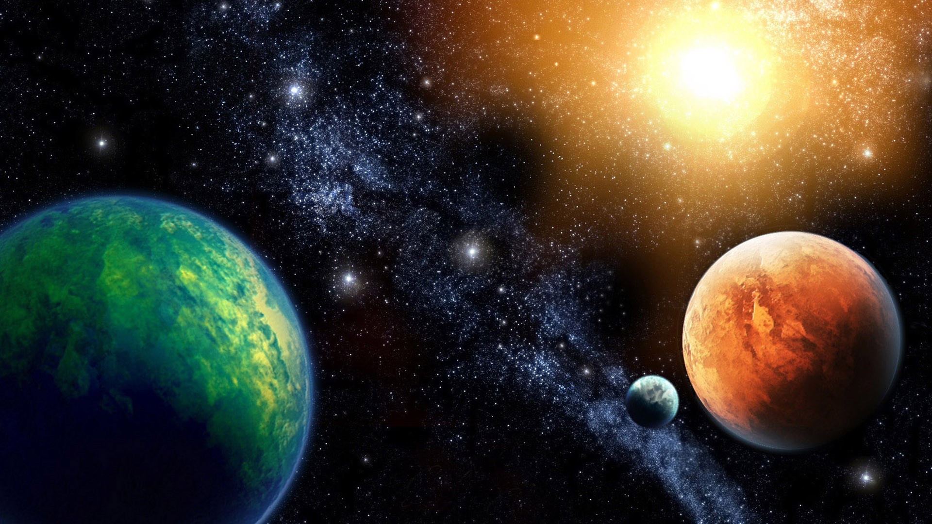 Solar System Free Wallpaper and Background