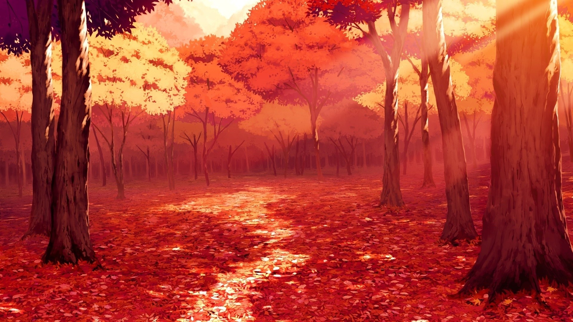 Anime Scenery HD Wallpaper