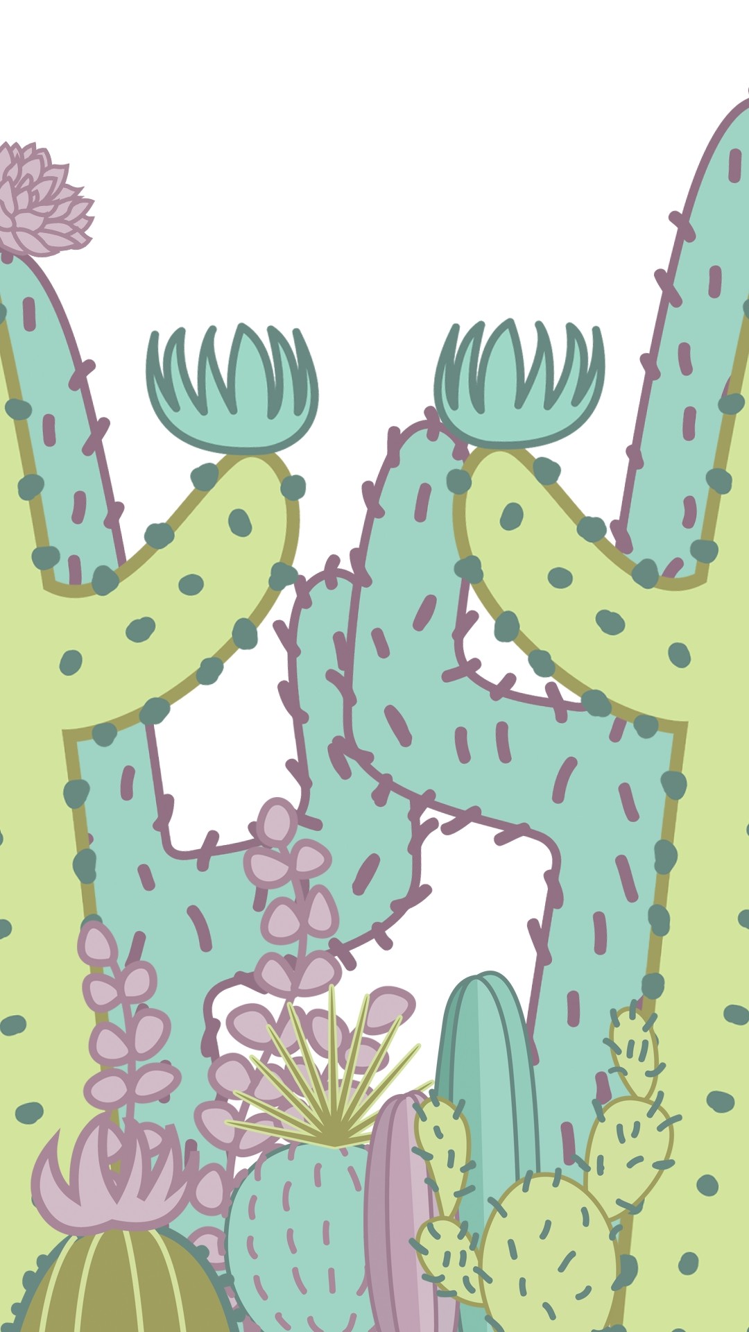 Cactus wallpaper iphone